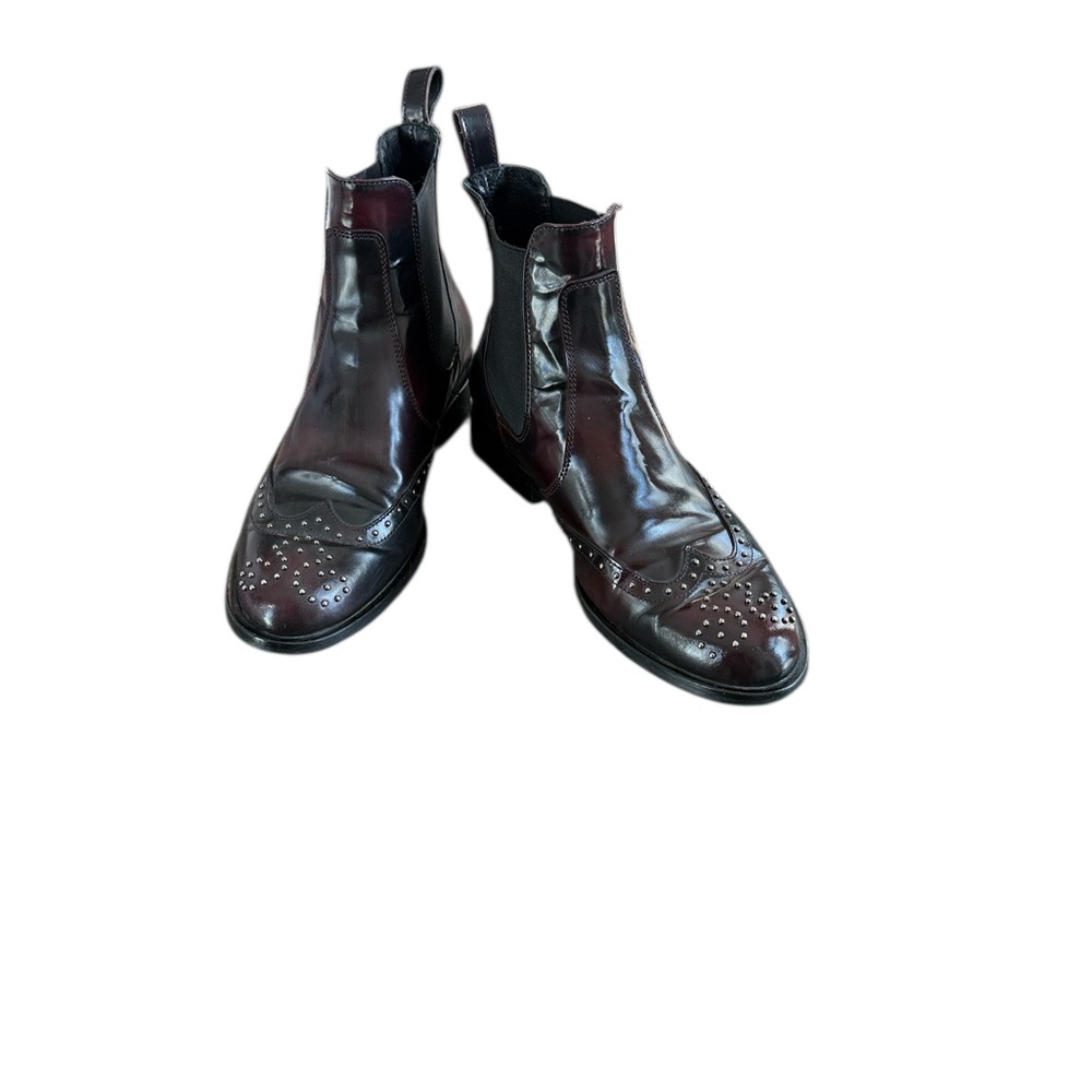 Sabatter Katania Vino Studded Chelsea Boots – Women’s 8.5 (MX 26.5) - Picture 3 of 14